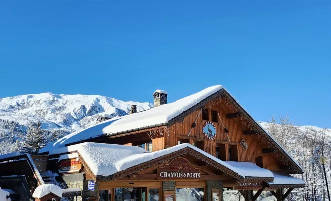 Chamois-Sports sous la neige de Janvier 2023 !, Méribel, CHAMOIS SPORTS